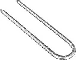 24 Stuks 20 cm U-vormige Grondankers voor Trampoline, Tent en Tuin - Sterke Versteviging voor Camping en Sportactiviteiten — thumbnail 2