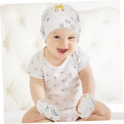 1set Schattige Accessoires Anti-scratch Voethoezen Beschermende Handschoenen Verstelbare Hoed Thuisgebruik Voorkomt Koude Krassen — thumbnail 3