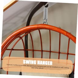 1set Stabiele Hangset Voor Hammock Zakken Rvs Ophanghaak Kit Voor Binnen Buiten Geschikt Voor Keuken Badkamer Woonkamer Kantoor — thumbnail 4