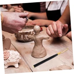 1set Kleisculptuur Gereedschap Met Vervangbare Koppen Voor Pottenbakken Beeldhouwen Duurzame Kunstgereedschappen Voor Pottenbakkers Ambachtslieden — thumbnail 3