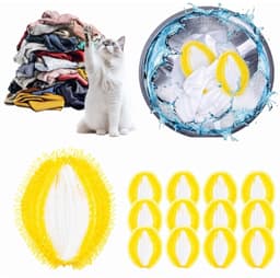 12x Witte Wasballen - Effectief Pluisjes en Huisdierhaar Verwijderen — thumbnail 1