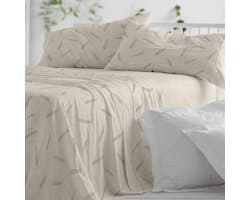 Blanco Beddengoedset, bed 180 cm (+ beschikbare maten), design 046, groen (180 x 190/200 cm)