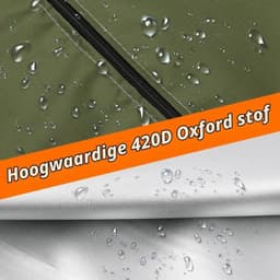 Rotating Clothesline Bescherming - Waterdichte 420D Oxford Stof Cover met Rits en Trekkoord voor Buitenkledinglijn en Tuinparasol, Ideaal voor Buitengebruik — thumbnail 2