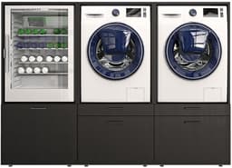 Roomart SERIE 2 Wasmachine Ombouwkast 201x145 cm - voor 3 Apparaten - Wit — thumbnail 2