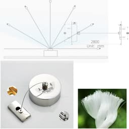 Waslijn Outdoor Koord, Rvs Intrekbare Waslijn voor Opknoping Drogen Douche Badkamer Wasserij Hotel Outdoor 2.8M — thumbnail 4