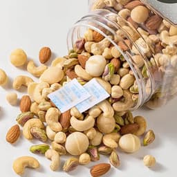 100Pcs 2 Gram Silicagel Pakketten, Kleurindicatie Food Grade Droogmiddel Pakketten, Silicagel Droogmiddelen Packs voor Opslag Vochtabsorberende Voedsel Opslag — thumbnail 4