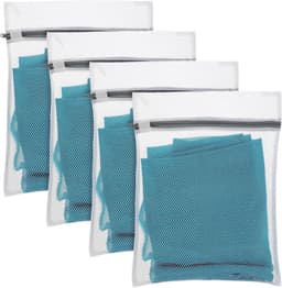 Set van 4 Kleine Wasnetjes voor Delicate Was - 30x20 cm Duurzame Waszakken voor Ondergoed, Sokken en Babykleding tijdens het Reizen — thumbnail 1