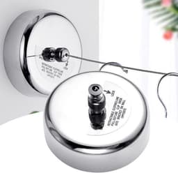 Dailygoods- Waslijn Intrekbaar 2,8 M - Roestvrij Stalen Wasdroger - Verstelbaar — thumbnail 5