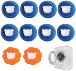 Set van 10 Herbruikbare Pluisvangers voor de Wasmachine — thumbnail 1