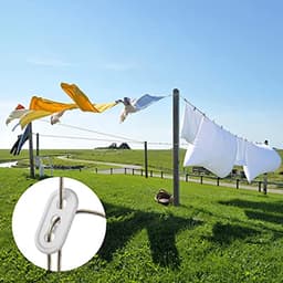 Waslijn met Stalen Kern - Kledinglijn Touw - Kleding Drogen - Weerbestendig PVC-hoes - 50 meter - Niet gespecificeerd — thumbnail 2