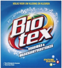 6 x Biotex - Voorwas & Waskrachtversterker - Waspoeder - Witte en Gekleurde Was - 50 Wasbeurten - Waspoeder - Vlekkenverwijderaar - Biologisch Wasmiddel - Wasversterker - Biotex — thumbnail 2