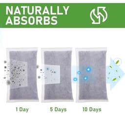 Geactiveerde houtskool geur absorber voor luieremmers en prullenbakken — thumbnail 2
