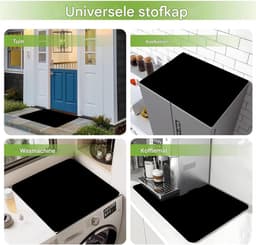 Universele Katoenen Wasmachine- en Drogerhoes – Antislip, Krasbestendig, Wasbaar en Op Maat Knipbaar, Multifunctioneel voor Keuken- en Huishoudapparaten, 60x60 cm — thumbnail 5