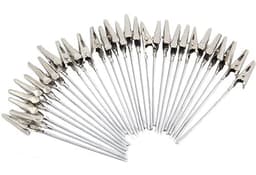 50-pack metalen draad alligator klem - Lange staart ijzeren clip fotohouder - Standaard memoclip — thumbnail 1