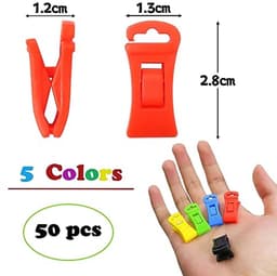 Sokkenklemmen voor wasmachine en droger - 50 stuks sokkenhouders en sokkenclips — thumbnail 5