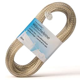 Sterke waslijn van 30 meter met stalen kern - ideaal voor buiten, balkon en camping — thumbnail 1