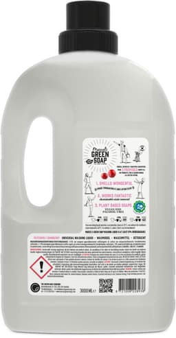 Marcel's Green Soap Universeel Wasmiddel - Grootverpakking - Patchouli & Cranberry - 3L - 69 wasbeurten — thumbnail 2