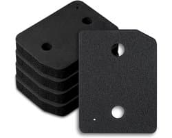 5 stuks - Droogfilters Geschikt voor Miele T1 - Droger basisfilter - Droger warmtepompdroger filter - Sokkelfilter - Warmtewisselaar sponsfilter - Pluisfilter voor condensdroger - Zwart — afbeelding 1