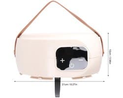 Draagbare Kledingdroger - 500 W Stille Opvouwbare Draagbare Draagbare Drogermachine met Timer, Compacte Reis Mini -droger, Snelle Elektrische Drogers voor Kleding Ondergoed — afbeelding 1
