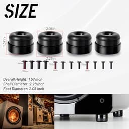 Subwoofer Isolatie Pad - Verbeter Geluidskwaliteit en Verminder Trillingen — thumbnail 2