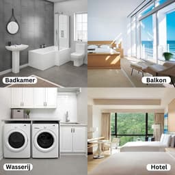 ApexArte® Waslijn Uittrekbaar - Wanddroogrek - Wasdraad - Zilver — thumbnail 2