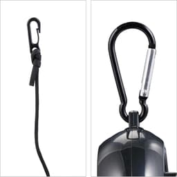 Extendible 7.8m Roll-up Drying Line for Camping and Travel - Black — thumbnail 5