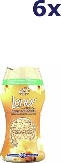Lenor Geurbooster Gouden Orchidee - Geurparels - 6x11 Wasbeurten - Voordeelverpakking — thumbnail 2