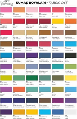 Textielverf voor Kleding - Wasmachinebestendig, 59 Kleuren, 10g Voor 200g Stof — thumbnail 3