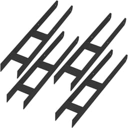 Kotarbau Serie - Stalen H-Paalvoet - 90 MM - Geschikt voor Metalen Bevestiging - Weerbestendig - Set van 4 — thumbnail 1
