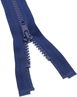 2x Scheidbare Ritssluiting 68,6 cm Marineblauw - Sterke Kunststof Ritsen voor Jassen, Tassen en DIY — thumbnail 3