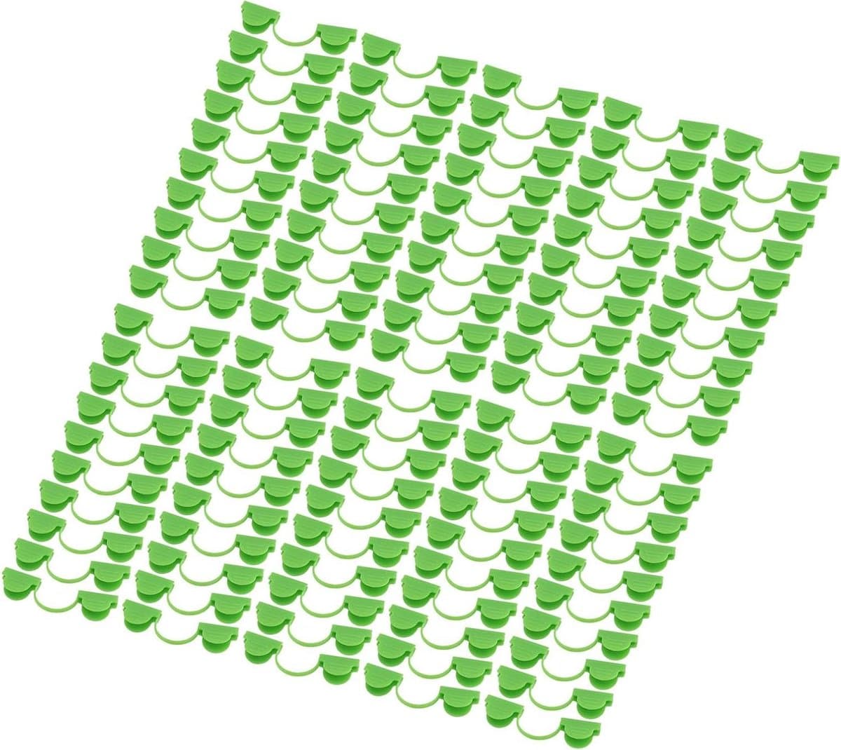 Frameclips voor kassen van hoogwaardig kunststof, montageklemmen, praktisch en duurzaam, 100 stuks, 6mm pensize. — afbeelding 1
