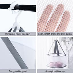 48x Multikleur Wasknijpers Set met Mand - Antislip & Windbestendig — thumbnail 2