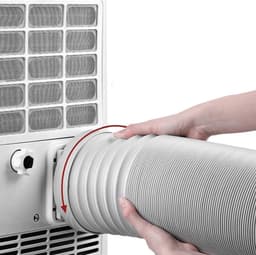 Universele Afvoerslang voor Draagbare Airco - Flexibel en 150 cm Lang (130mm) — thumbnail 2