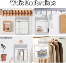 Handige Wasknijperzak met Ophanghaak - Herbruikbare Waszak voor binnen en buiten — thumbnail 3