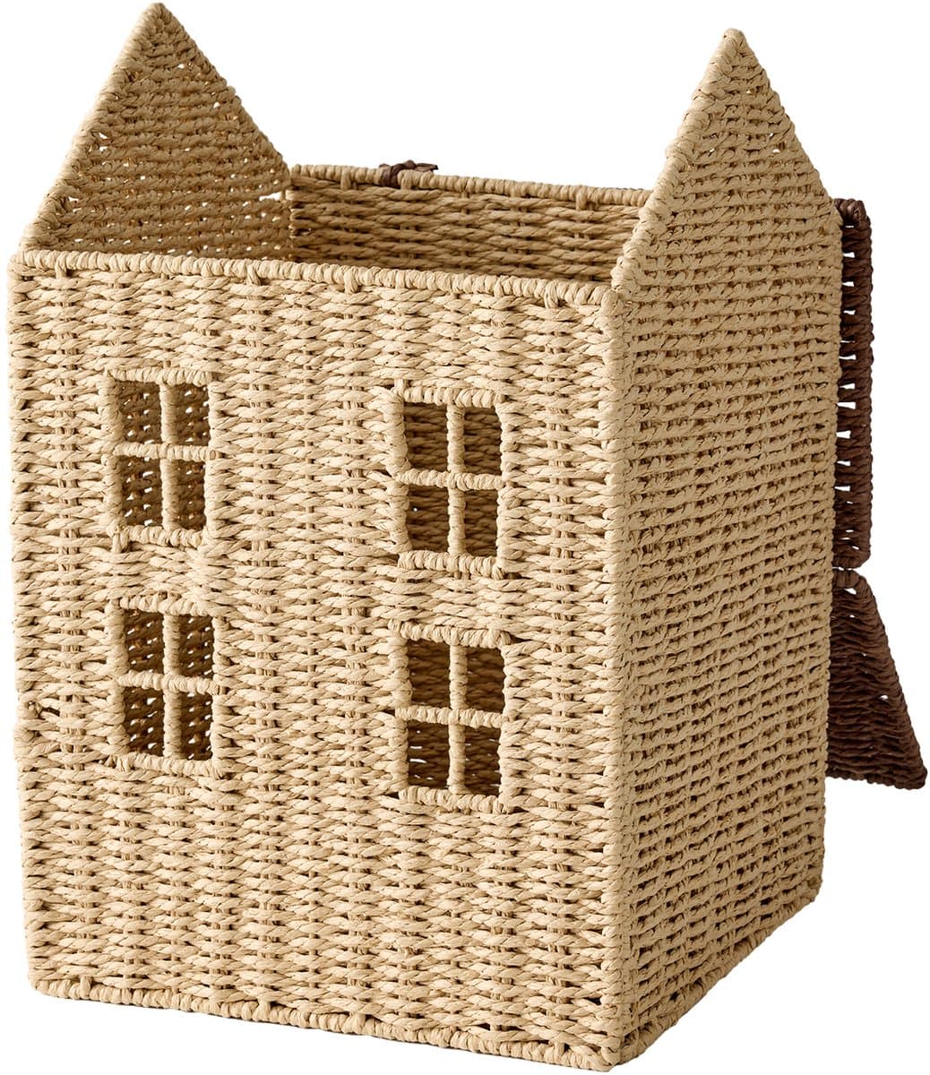 Vertbaudet Opbergmand huis van papierkoord — afbeelding 1