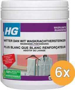 HG Witter Dan Wit Waskrachtversterker Met Vlekoplosser - 6 x 500 gr - Voordeelverpakking — thumbnail 2