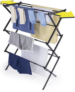 EASYmaxx Telescopisch Droogrek 1200 – Kledingrek met 12 m Drooglengte, Uitschuifbaar tot ca. 108 cm, Energiezuinig Was Drogen Zonder Stroom — thumbnail 1