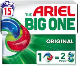 Ariel 3in1 Wasmiddel Pods The Big One Original 15 stuks — thumbnail 2