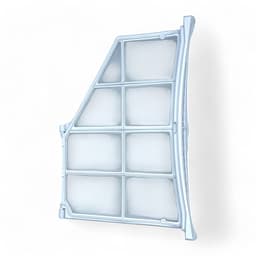 Fixem Geschikt voor AEG, Electrolux droger filter pluizenzeef was droger 1366339024 - Pluizenfilter - Wit - 1 Stuk — thumbnail 4