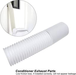 Universele Flexibele Afvoerslang voor Airco - 13cm Diameter en 1.5 Meter Lang — thumbnail 4
