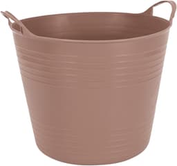 Excellent houseware flexibele wasmand - oudroze - 27 liter - kunststof - 42 x 40 x 35 cm — thumbnail 1