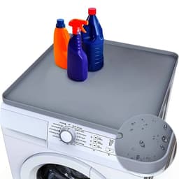 Opbergmat voor wasmachine, antislip en waterdichte bovenplaat voor wasmachine en droger, organizer voor wasmiddel en wasverzachter, wasmachineaccessoires - 1 stuk — thumbnail 1