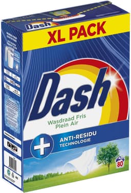 Dash Waspoeder Wasdraad Fris 80 Wasbeurten - 2 x 4,4 kg - Voordeelverpakking — thumbnail 2