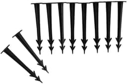 Grondanker, 10 Grondnagels, 11,5cm, Kunststof, voor Tuin — thumbnail 1