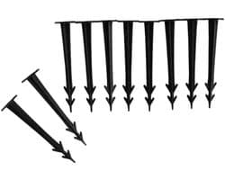 Grondanker, 10 Grondnagels, 11,5cm, Kunststof, voor Tuin — afbeelding 1