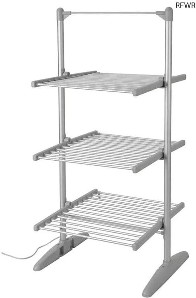 RFWR® Opvouwbaar Elektrisch Droogrek met 3 Etages - 300 Watt Verwarmd Droogrek — afbeelding 1