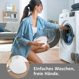 Allecto Premium - Set van 4 wasnetten met ritssluiting voor beha's en fijne was - Grijs - Beschermt lingerie en ondergoed - Wasmachinebestendig — thumbnail 4