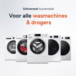Tussenstuk voor Wasmachine & Droger - Extra stevig - Stapelkit - Met uitschuifbare plank - Universeel - Droogkast - Meubel - Skoov — thumbnail 4