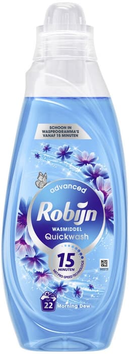 Robijn Advanced Quickwash Vloeibaar Wasmiddel Morning Dew 22 Wasbeurten 837 ml — thumbnail 2