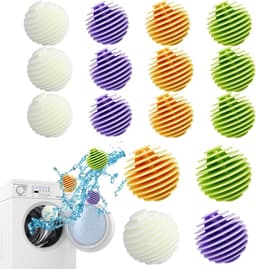 12 stuks Herbruikbare Droogballen voor Wasmachine en Wasdroger - Efficiënte Drogerballen voor Wasmachines en Drogers — thumbnail 1